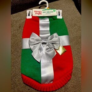 Merry & Bright Collection Ugly Dog Sweater, Size M, NWT